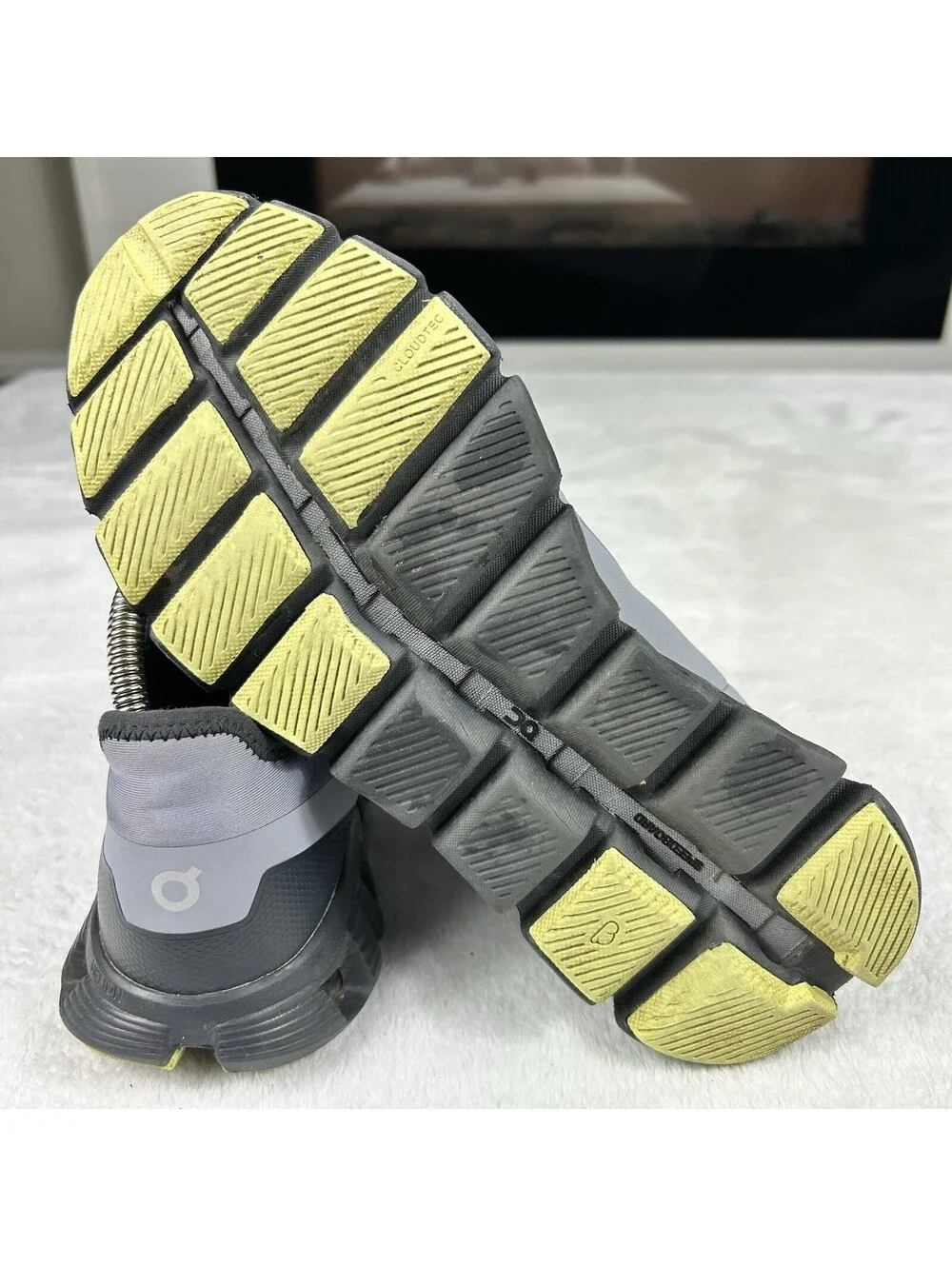 On Cloud X 3 AD Women's Running Shoes Size 8.5 Fossil/Hay Walking Sneakers